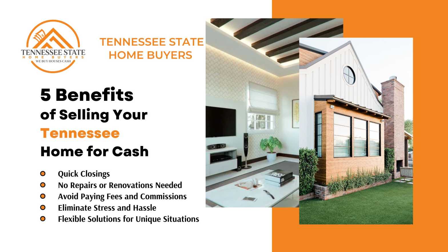 5 Benefits of Selling Your Tennessee Home for Cash